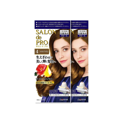 Dariya Salo De Pro Hair Color Non Smell  | #4 Light Brown