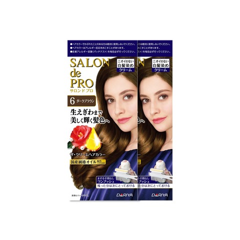 Dariya Salo De Pro Hair Color Non Smell  | #6 Dark Brown