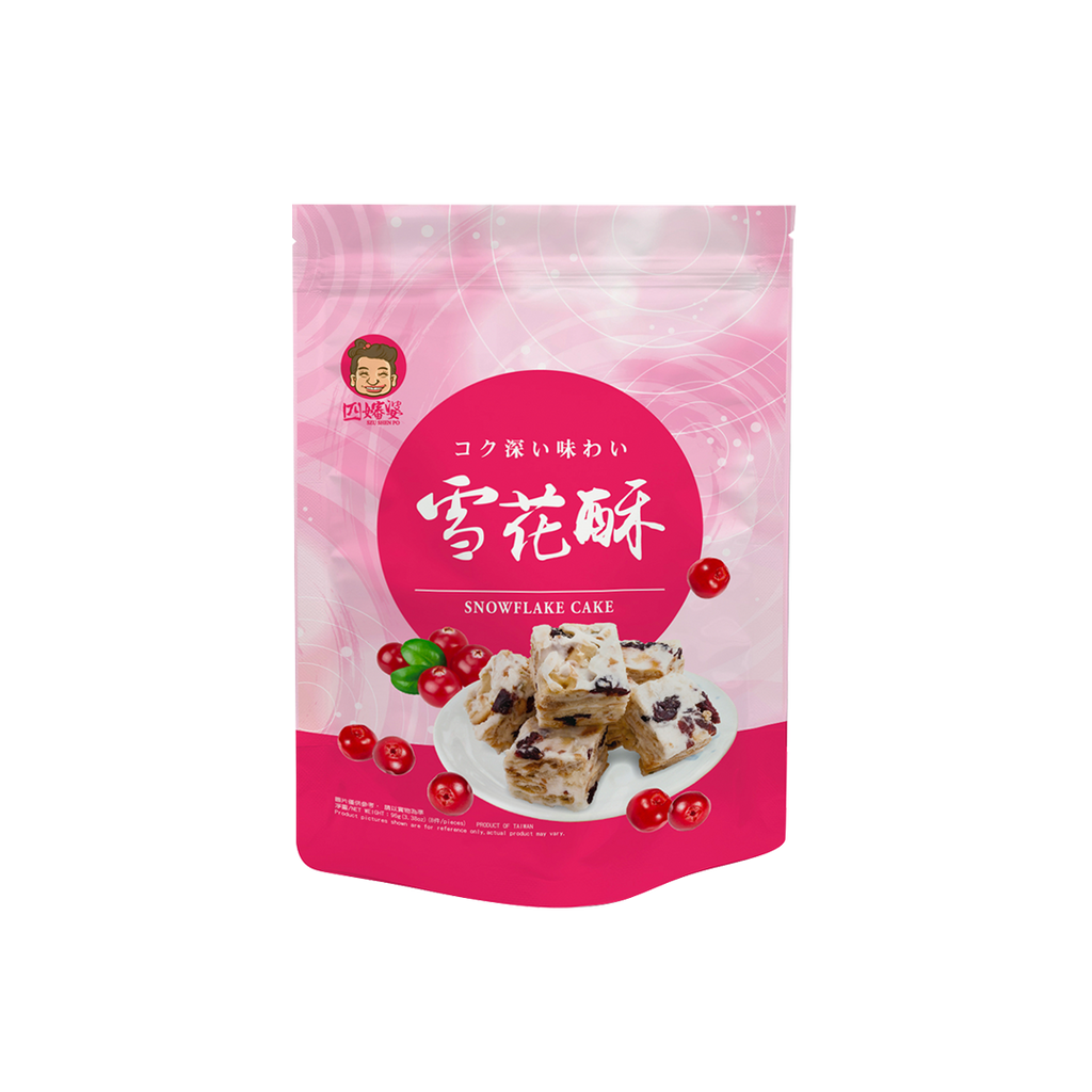 ZU CHUAN SIANG CO.,LTD. -SZU SHEN PO | Snowflake Cake | 3.36oz - Everyday Snacks - Everyday eMall