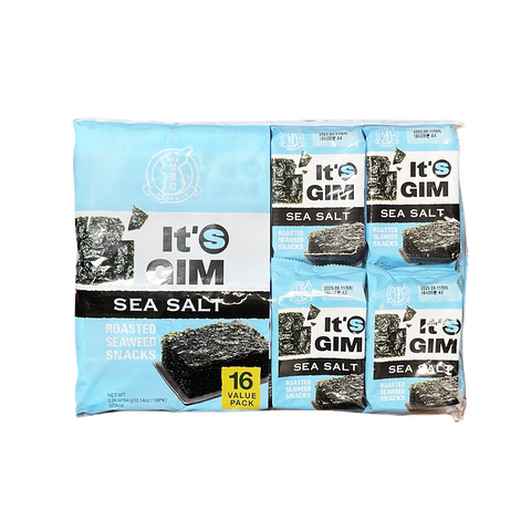 Sung Gyung Seasoned Roasted Seaweed Snack | Sea Salt | 16pcs