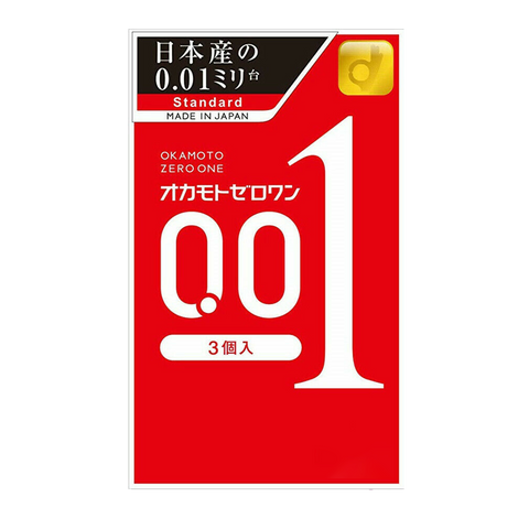 OKAMOTO 'ZERO ONE' 0.01 Condom, 3 pcs/ Pack | Standard