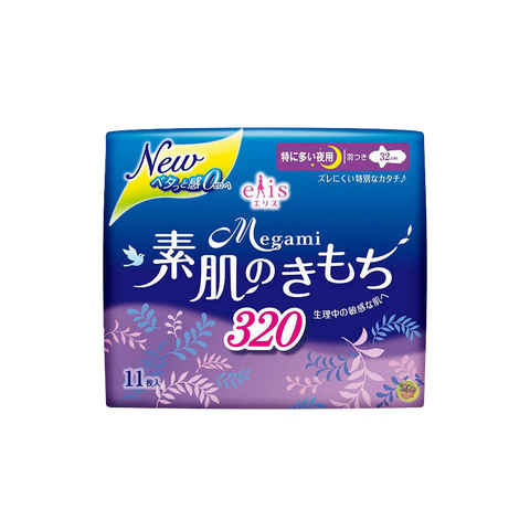 ELLEAIR ELIS MEGAMI SANITARY NAPKIN SLIM HEAVY DAY 32CM | 11pcs